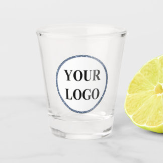 Engagement Modern Unique Personalized Add Logo Shot Glass