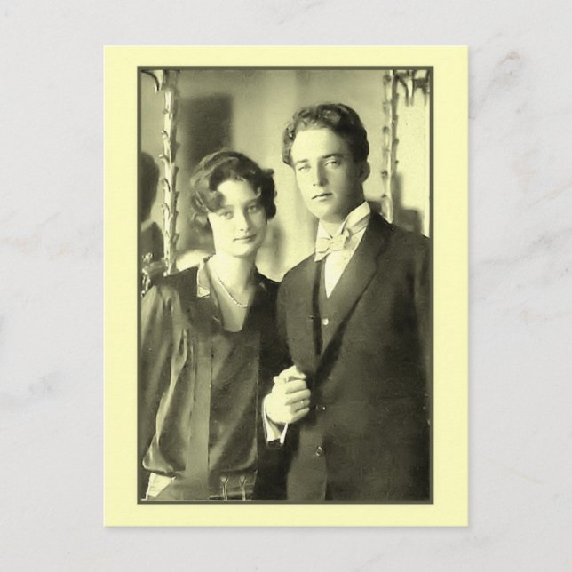 Engagement of Princess Astrid and Prince Leopold Postcard (Front)