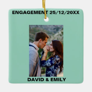 ENGAGEMENT ORANAMENT CERAMIC ORNAMENT