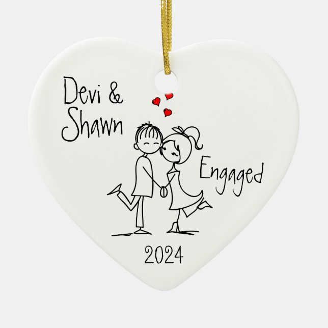 Engagement Ornament (Front)