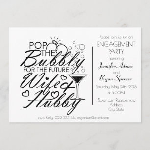 Engagement party design invitation