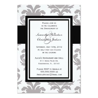 Engagement Party Elegant Vintage Wedding Invite
