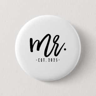 Engagement Party Husband And Wife Matching Couple 2 Inch Round Button