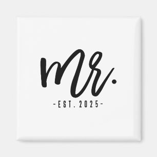 Engagement Party Husband And Wife Matching Couple Magnet