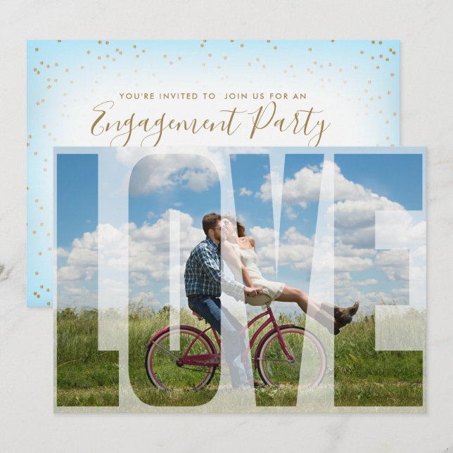 Engagement Party Invitation (Front/Back)