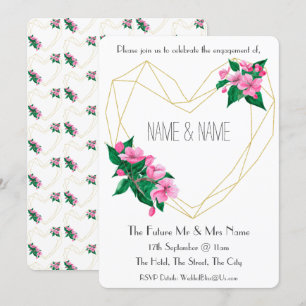 Engagement Party Invitation 1930's Inspired