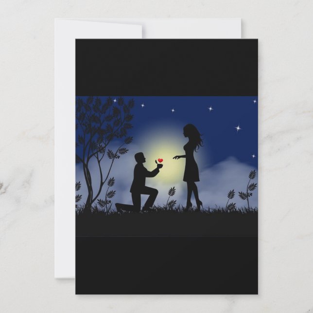 Engagement party, invitation card ! (Front)