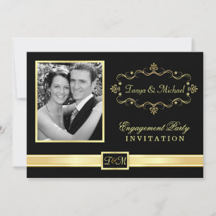Engagement Party Invitations with Photo