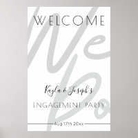 Engagement party welcome 