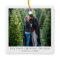 Engagement Photo Ornament | Our First Christmas En