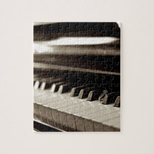 Engagement Piano Keys Jigsaw Puzzle