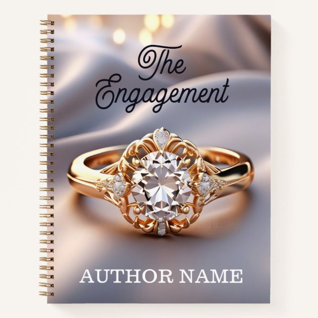 Engagement Ring Book Cover Inspiration Notebook (Front)