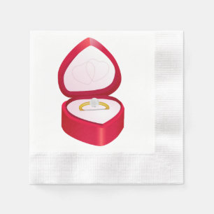 Engagement ring clipart napkin