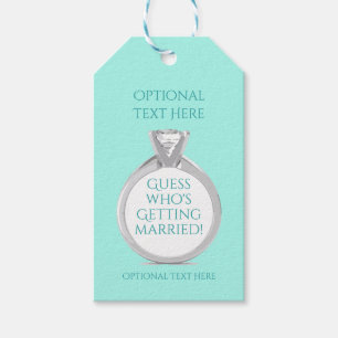 Engagement Ring Tiffany - Custom Gift Tags