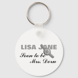 Engagement - Soon to be (name) Keychain