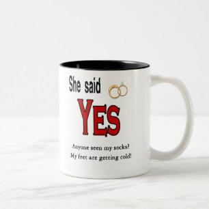 Engagement Two-Tone Coffee Mug