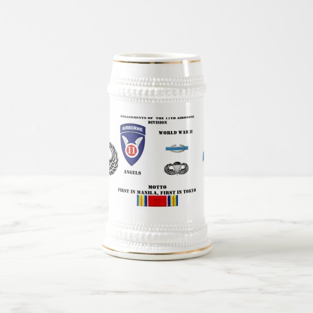 Engagements of  the 11th Airborne Division Beer Stein (Center)
