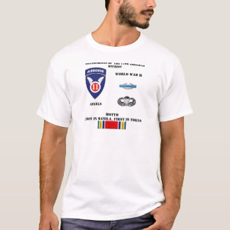Engagements of  the 11th Airborne Division T-Shirt
