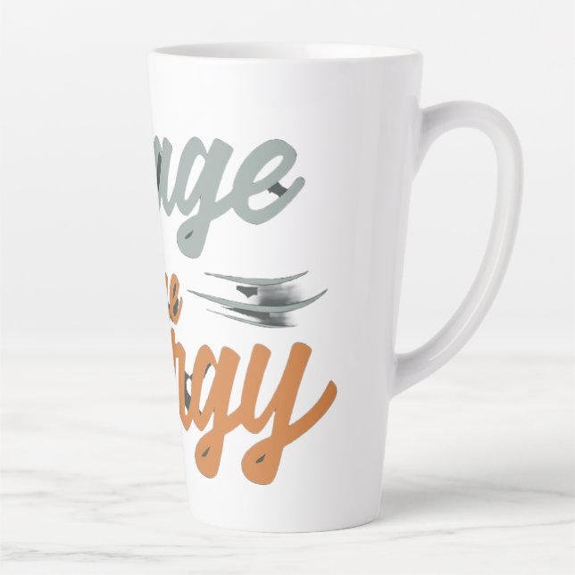Engager L'Énergie Grande Tlatte Mug (Droite)