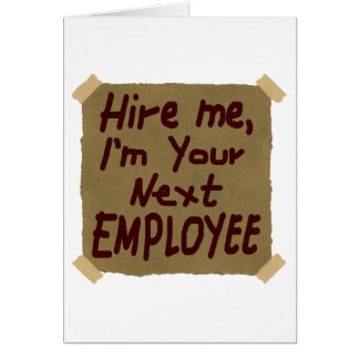 Engagez-moi, je suis votre prochain employé
