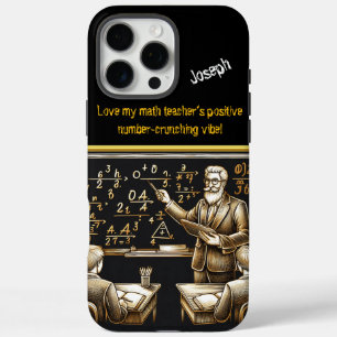 Engaging Math Lesson With a Passionate Teacher iPhone 16 Pro Max Case