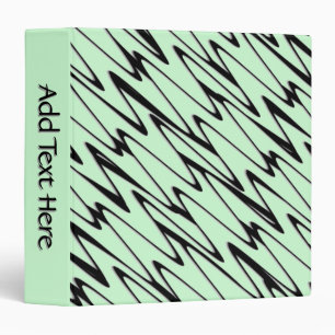Engaging Mint Green Dynamic Add Text Binder
