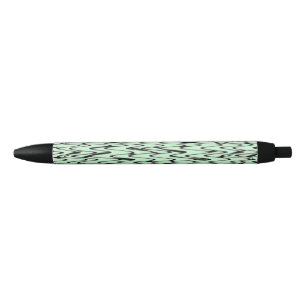 Engaging Mint Green Dynamic Black Ink Pen