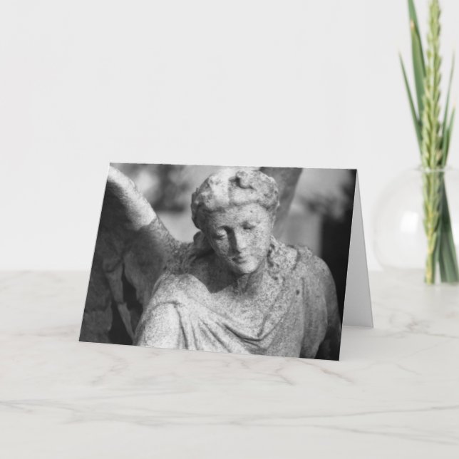 Engel • Trauerkarte Card (Front)
