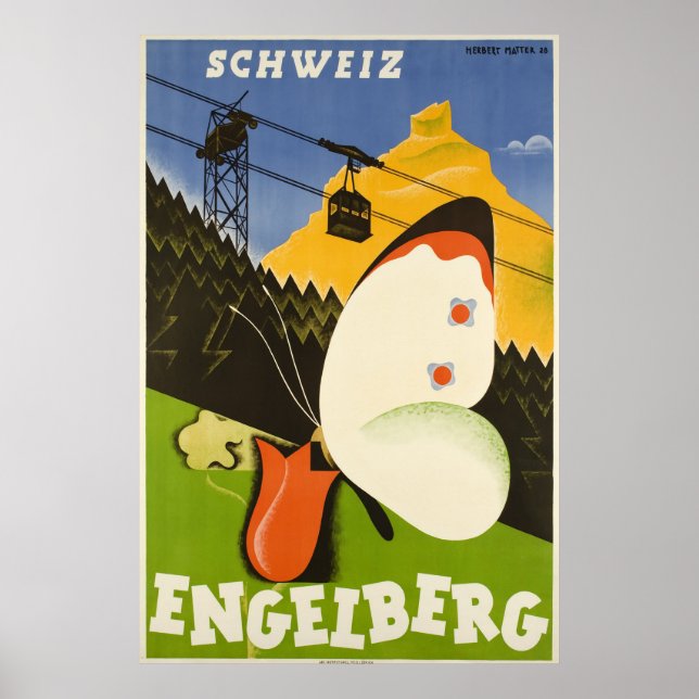 Engelberg, Switzerland,Ski Poster (Front)