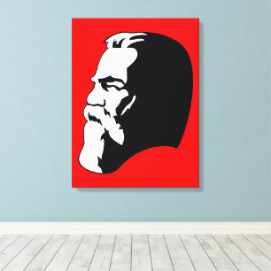 Engels, Communism, Socialism, Soviet Union Canvas Print