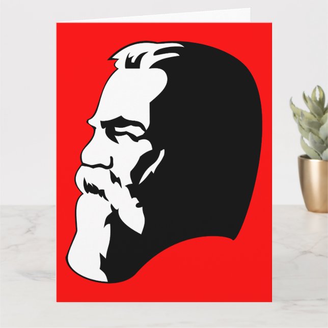 Engels, Communism, Socialism, Soviet Union Card (Small Plant)