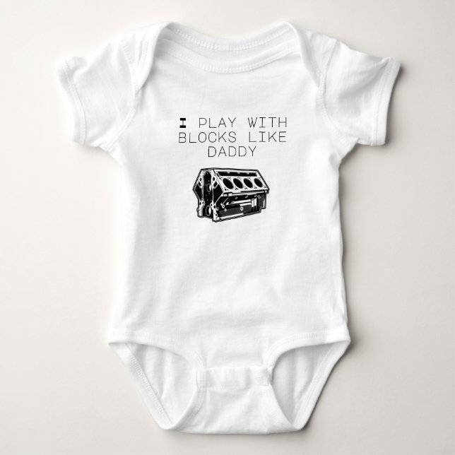 Engine Block Tshirt with Dad (Front)