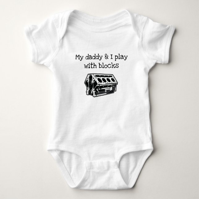 Engine Block Tshirt with Dad (Front)