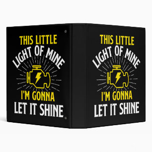 Engine Control Light - Car Guy Auto Mechanic Binder