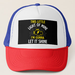 Engine Control Light - Car Guy Auto Mechanic Trucker Hat