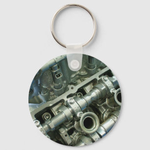 Engine Motor Guts Keychain