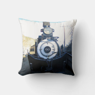Engine No. 60, Idaho Springs, Colorado Throw Pillow