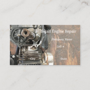  Engine Repair Shop Business Card