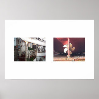 Engine Room 2 And Prop Size 22 By 15 Poster