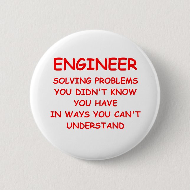 ENGINEER 2 INCH ROUND BUTTON (Front)