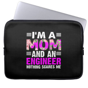 Engineer Art A Mom And An Engineer Laptop Sleeve