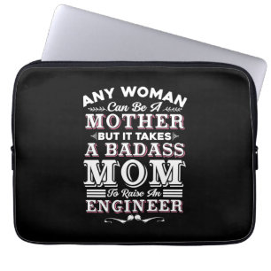 Engineer Art A Mom To Raise An Engineer Laptop Sleeve