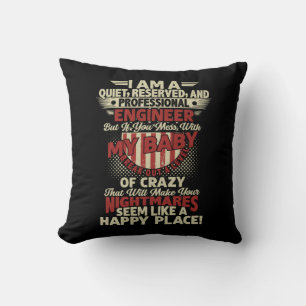 Engineer Art Professional Engineer Throw Pillow