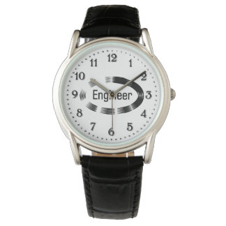 Engineer Black Oval Watch