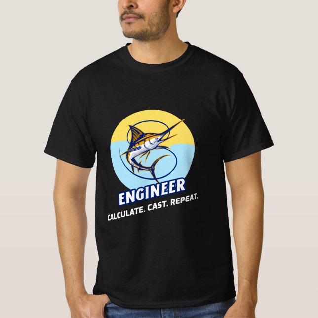 ENGINEER CALCULATE CAST REPEAT T-Shirt (Front)