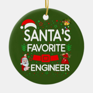 Engineer Ceramic Ornament