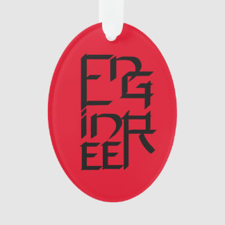 Engineer Character Ornament