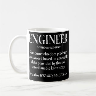 Engineer Definition Funny Engineering Coffee Mug