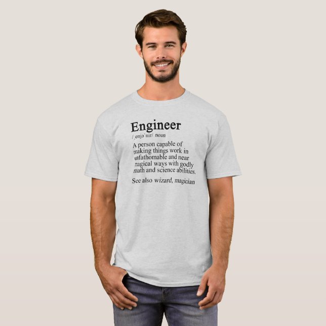 Engineer Definition T-Shirt (Front Full)