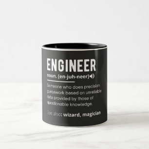ENGINEER DEFINITION Two-Tone COFFEE MUG